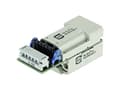 Miniatyrbilde 2 av 2: Harting 09120062611 09 12 006 2611 Industristikforbindelse Amphenol C146 Indhold: 1 stk