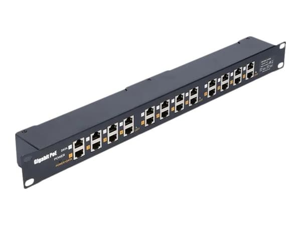 Extralink - Strömtillförsel (kan monteras i rack) - AC 100-240 V - 120 Watt - utgångskontakter: 12 - 1U - 19"