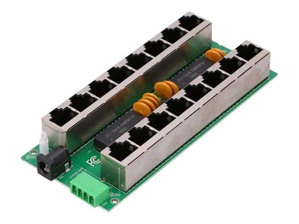 Extralink POE INJECTOR 8 PORT GIGABIT MODE B - 1 Gbps - 8-Port, Nopea Ethernet, Gigabitti Ethernet, 10,100,1000 Mbit/s, 1000/10000, 48 V, 200 mm, 270