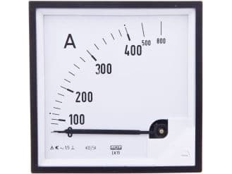 LUMEL Analogue panel ammeter 400/800A for 400/5A 96x96mm (EA19N F42100000000)