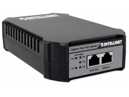 Intellinet 561495, Gigabit Ethernet, 10,100,1000 Mbit/s, IEEE 802.3, IEEE 802.3ab, IEEE 802.3af, IEEE 802.3at, IEEE 802.3bt, IEEE 802.3u, Cat5, Cat5e