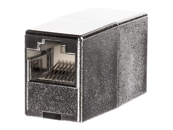 Netrack - Nettverkkopler - RJ-45 (hunn) til RJ-45 (hunn) - FTP - CAT 5e - sølv