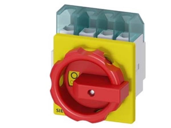 Siemens 3LD2203-1TL53, 4P, Röd, Gul, 690 V, 400 V, 6000 V, CSA, UL, VDE, EAC, CE, LRS