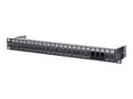 Pikkukuva 1 / 3: Metz Connect Unequipped - Patch-panel - lajittelu - 1U - 19" - 24 porttia