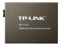 Miniatyrbilde 2 av 5: TP-Link MC111CS - Fibermedieomformer - 100Mb LAN - 10Base-T, 100Base-FX, 100Base-TX - RJ-45 / SC-enkeltmodus - opp til 20 km - 1550 (TX) / 1310 (RX)