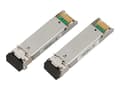 Miniatyrbilde 3 av 5: Extralink - SFP (mini-GBIC) transceivermodul - 1GbE, SONET - WDM - LC-enkeltmodus - opp til 3 km - OC-24 LR-1 - 1310 nm / 1550 nm (en pakke 2)
