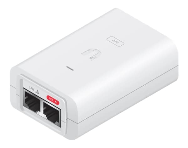 Ubiquiti Networks POE-24-30W-G-WH - Strøminjektor - AC 120/230 V - 30 watt