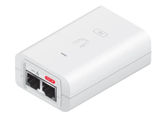 Ubiquiti Networks POE-24-30W-G-WH - Strøminjektor - AC 120/230 V - 30 watt