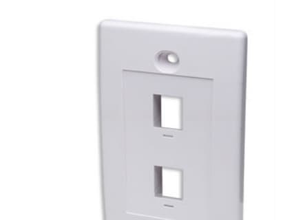 Intellinet 163293, Hvid, Konventionel, Universel, Keystone modul, 70 mm, 114 mm