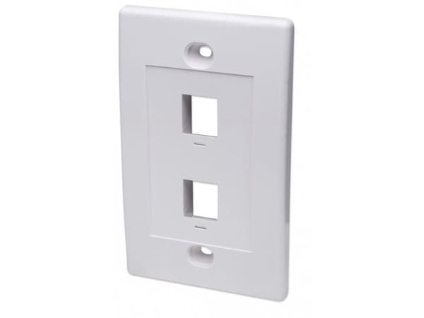 Intellinet 163293, Hvid, Konventionel, Universel, Keystone modul, 70 mm, 114 mm