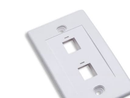 Intellinet 163293, Hvid, Konventionel, Universel, Keystone modul, 70 mm, 114 mm