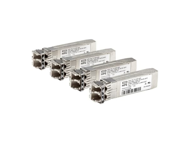 HPE - SFP+ transceiver modul - 10 GigE, iSCSI - 10GBase-SR (pakke med 4)