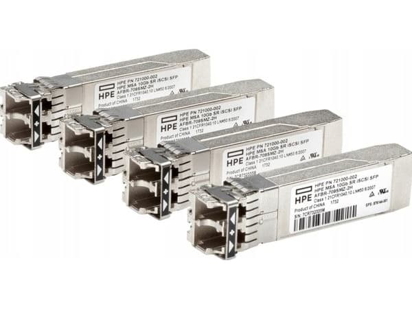 HPE - SFP+ transceiver modul - 10 GigE, iSCSI - 10GBase-SR (pakke med 4)