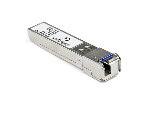 StarTech.com Juniper SFP-FE20KT15R13 Compatible SFP Module, 100BASE-BX-D, 100 Mb Ethernet Bi-Directional (BiDi) Fiber Single Strand SFP, LC 20km, Min