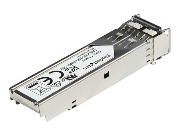 StarTech.com Juniper SFP-1FE-FX Compatible SFP Module, 100BASE-FX, 100MbE Multimode Fiber MMF Optic Transceiver, 100Mb Ethernet SFP, LC Connector, 2k