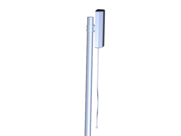 ALLNET ALL19103, 5 dBi, 0.698-0.96/1.71-2.7 GHz, MIMO-direksjonell antenne, SMA, Hankjønn, Dobbel polarisering