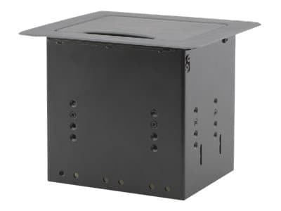 Kramer TBUS-3XL - Overflatemonteringsboks for nettverk - svart anodisert aluminium Sort