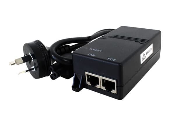 Grandstream Networks POE-INJ, Gigabit Ethernet, Sort, 48 V, Storbritannia