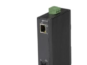 Black Box Hardened Mini Industrial - Fibermedieomformer - 100Mb LAN - 10Base-T, 1000Base-FX, 100Base-TX - ST flermodus / RJ-45 - opp til 20 km