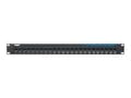 Miniatyrbilde 1 av 2: Black Box Feed-Through - Koblingspanel - CAT 5e - UTP - 1U - 19" - 24 porter