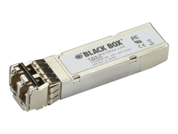 Black Box - SFP+ transceivermodul - 10 GigE - 10GBase-SR - LC multimodus - opp til 300 m - 850 nm - TAA-samsvar