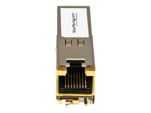 StarTech.com Extreme Networks 10338 Yhteensopiva SFP+ moduuli, 1000BASE-T, SFP+ RJ45 Cat6 ja Cat5e, 10GE Gigabit Ethernet SFP+, RJ-45 (kupari) 30m, M