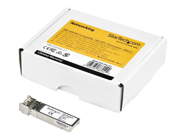 StarTech.com MSA Uncoded Compatible SFP+ Module, 10GBASE-LR, 10GbE Single Mode (SMF) Fiber Optic Transceiver, 10GE Gigabit Ethernet SFP+, LC Connecto