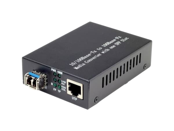 VALUE 21.99.1070, 100 Mbit/s, 100Base-FX, 500 m, Svart, LC, Kabel