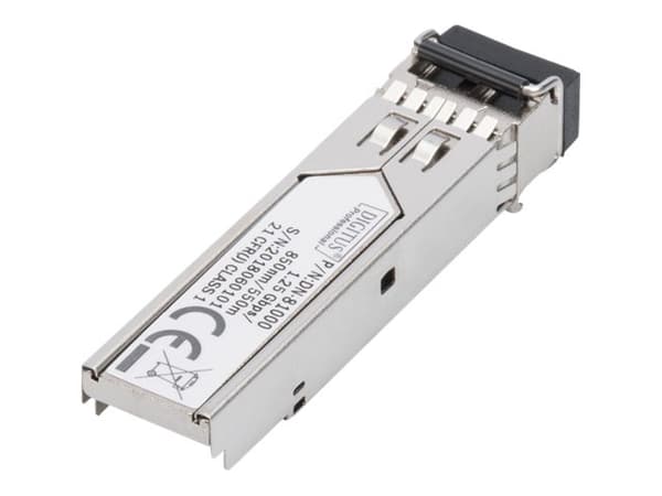 DIGITUS - SFP-sändar/mottagarmodul (mini-GBIC) - 1GbE - 1000Base-SX - SFP (mini-GBIC) / LC multiläge - upp till 550 m - 850 nm