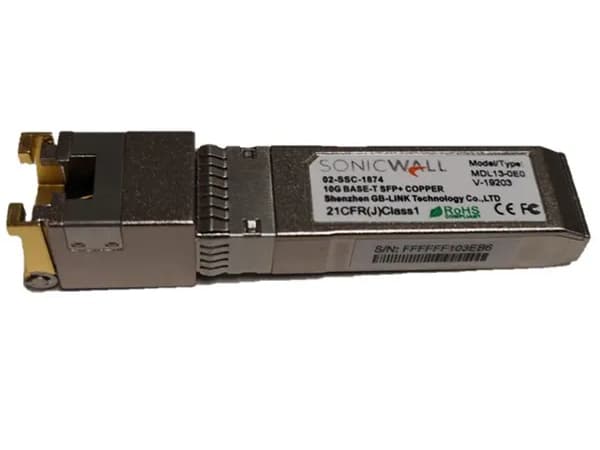 SonicWall - SFP+ sändar/mottagarmodul - 10GbE - 10GBase-T - RJ-45