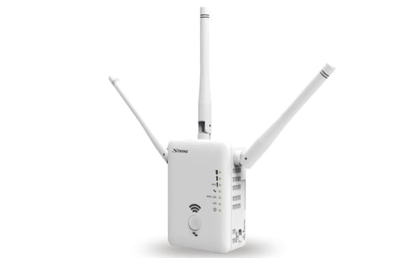 Strong Dual Band Repeater 750 - Rekkeviddeutvider for Wi-Fi - 2 porter - 100Mb LAN - Wi-Fi 5 - 2.4 GHz, 5 GHz