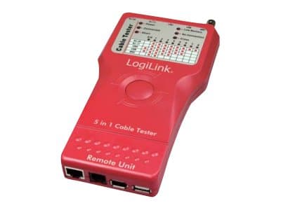 LogiLink 5 in 1 kaapelitesteri - Verkkotesterisarja