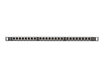 Lanberg PPS6-0024-B, Musta, Metalli, Telinekiinnitys, 0.5U, 445 mm, 22,2 mm