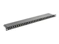 Pikkukuva 2 / 5: Lanberg PPS6-0024-B, Musta, Metalli, Telinekiinnitys, 0.5U, 445 mm, 22,2 mm