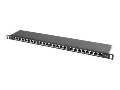 Lanberg PPS6-0024-B, Musta, Metalli, Telinekiinnitys, 0.5U, 445 mm, 22,2 mm musta