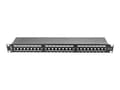 Miniatyrbilde 3 av 5: Lanberg PPS6-1024-B - Koblingspanel - CAT 6 - STP - RJ-45 X 24 - RAL 9004, svart - 1U - 19"