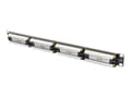 Miniatyrbilde 3 av 5: Lanberg PPU6-1024-B - Koblingspanel - rackmonterbar - CAT 6 - UTP - RJ-45 X 24 - RAL 9004, svart - 1U - 19"