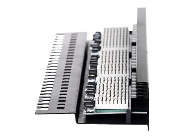 Netrack - Koblingspanel - CAT 5e - UTP - RJ-45 X 24 - svart - 19"