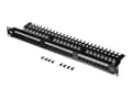Miniatyrbilde 1 av 5: Netrack - Koblingspanel - CAT 5e - UTP - RJ-45 X 24 - svart - 19"