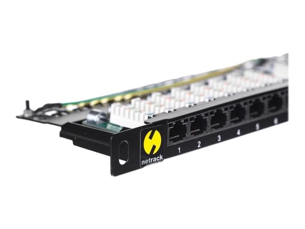 Netrack - Koblingspanel - CAT 5e - UTP - RJ-45 X 24 - 0.5U - 10"/19"