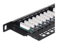 Miniatyrbilde 4 av 5: Netrack - Koblingspanel - CAT 5e - UTP - RJ-45 X 24 - 0.5U - 10"/19"