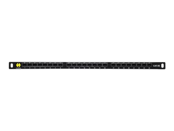 Netrack - Koblingspanel - CAT 5e - UTP - RJ-45 X 24 - 0.5U - 10"/19"