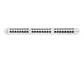 Pikkukuva 3 / 5: Lanberg PPS6-1024-S, RJ-45, Cat6, Harmaa, Metalli, Telinekiinnitys, 1U