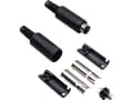 Pikkukuva 3 / 4: BKL Electronic 0204004, Pinniliitin, Suora, Uros, 12 V, 2 A, Musta