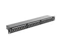 Miniatyrbilde 5 av 5: Lanberg PPS5-1024-B - Koblingspanel - CAT 5e - STP - RJ-45 X 24 - RAL 9004, svart - 1U - 19"