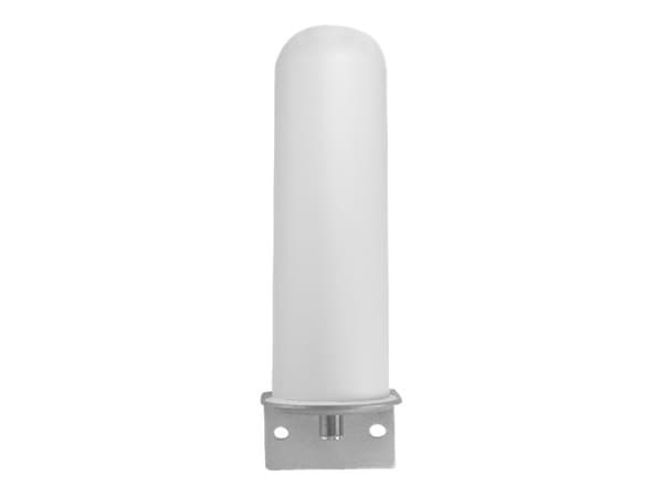 Delock - Antenne - Smart Home - 4 - 6 dBi - rundtstrålende - utendørs, kan monteres på vegg, stangmontering, innendørs - hvit