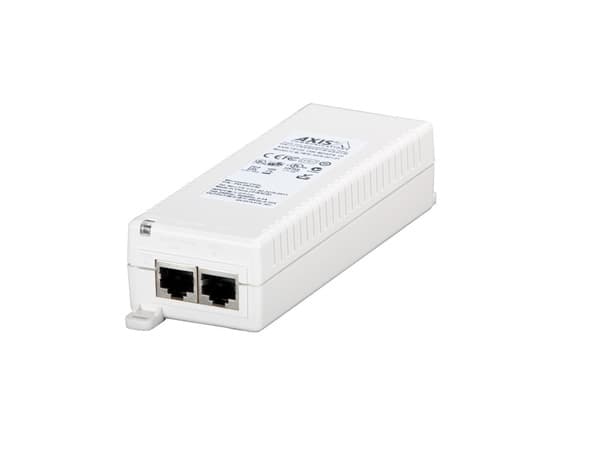 AXIS T8120 Midspan 15 W 1-port - Strömtillförsel - AC 100-240 V - 15 Watt - Europa - för AXIS C1410, D3110, M4215, M4328, P1385, P1455, Q1656, Q1951,
