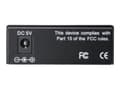 Miniatyrbilde 5 av 5: DIGITUS DN-82020-1 - Fibermedieomformer - 100Mb LAN - 10Base-T, 100Base-FX, 100Base-TX - RJ-45 / SC flermodus - opp til 2 km - 1310 nm