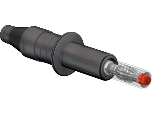 MC X-GL-438, Suora, Uros, 600 V, Musta, IEC EN 61010-031
