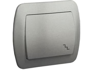 Kontakt-Simon AW6/26, Aluminium, Plastikk, IP20, 250 V, 10 A, 90 mm